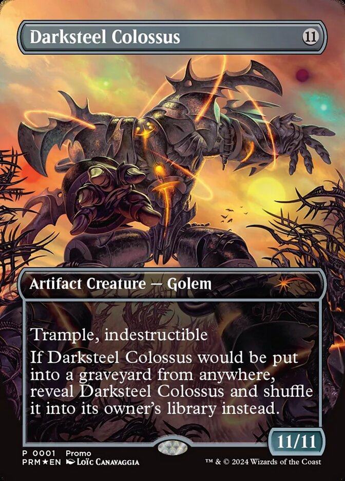 Darksteel Colossus, Wizards Play Network 2024 Card Art