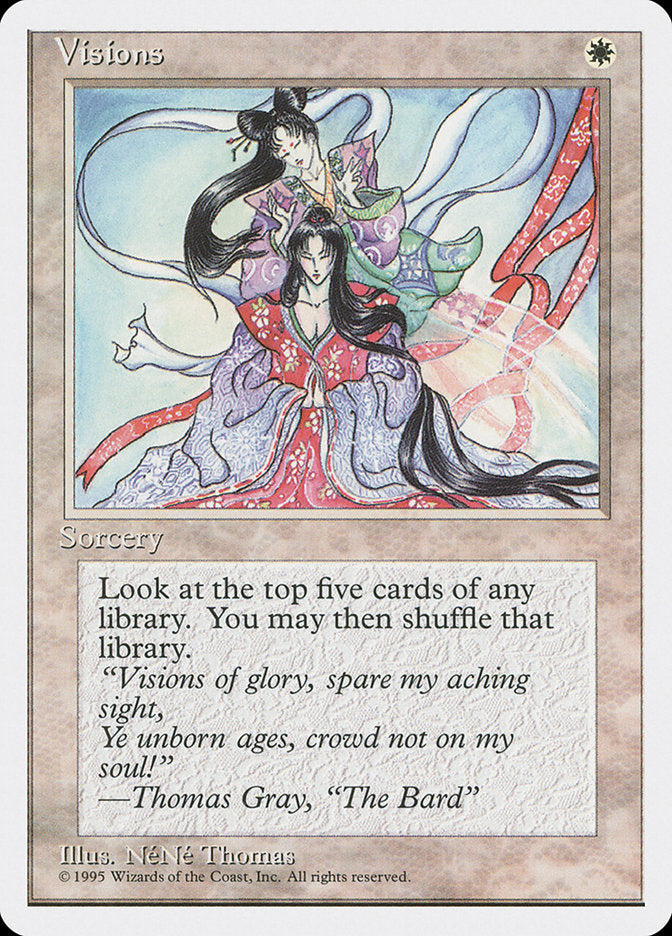 Visions, Fourth edition Card Art