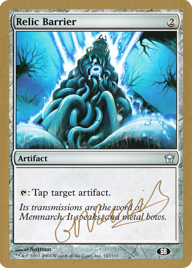 Relic Barrier, World Championship Decks 2004 Card Art