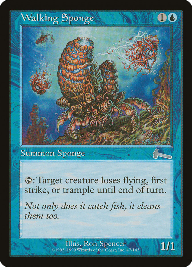 Walking Sponge, Urza's legacy Card Art
