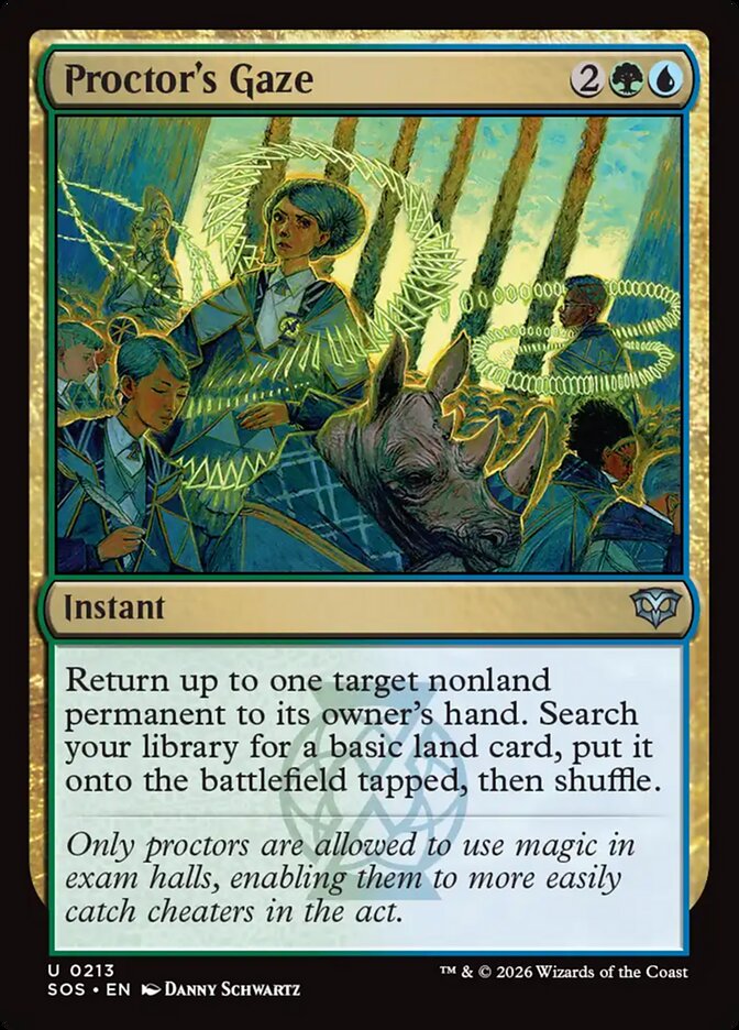 Proctor's Gaze, Secrets Of Strixhaven Card Art