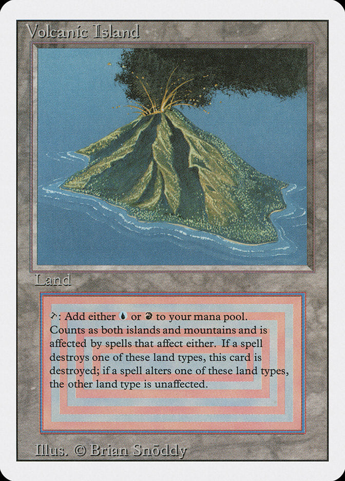 Volcanic Island, Revised edition Card Art