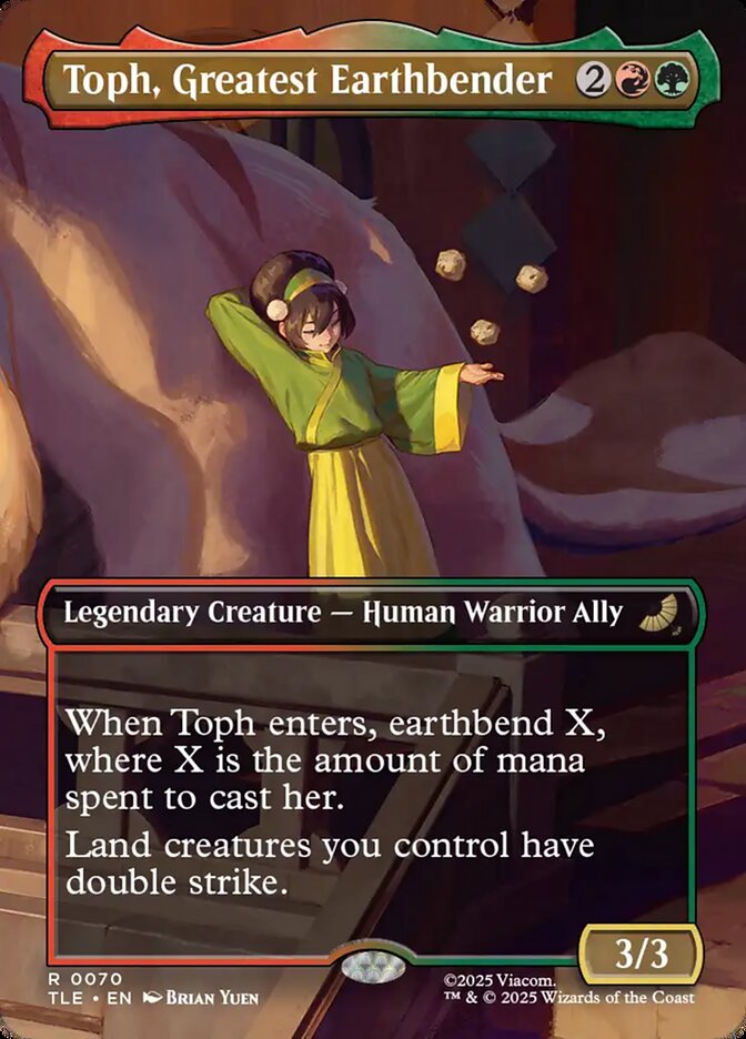 Toph, Greatest Earthbender, Avatar: The Last Airbender Eternal Card Art