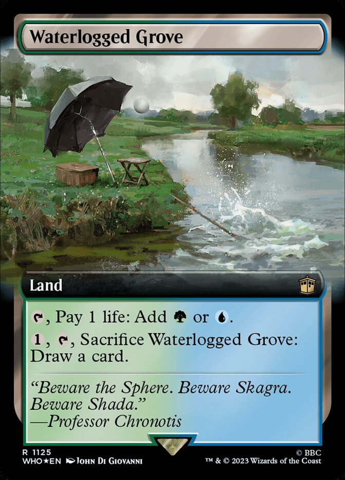 Waterlogged Grove, Doctor Who Card Art