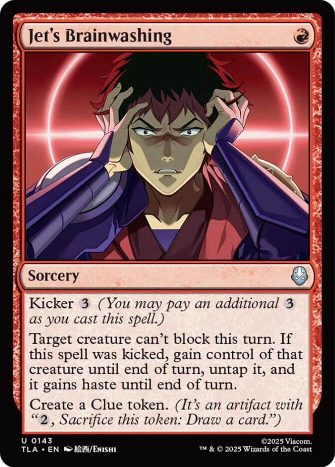 Jet's Brainwashing, Avatar: The Last Airbender Card Art