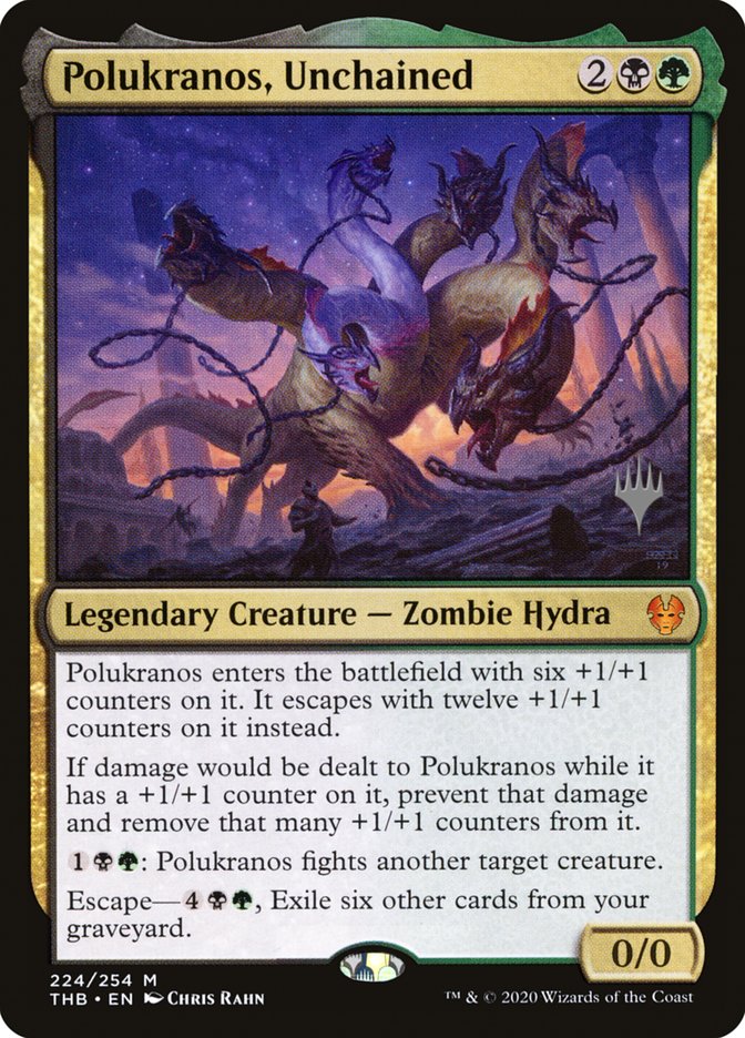 Polukranos, Unchained, Theros Beyond Death Promos Card Art