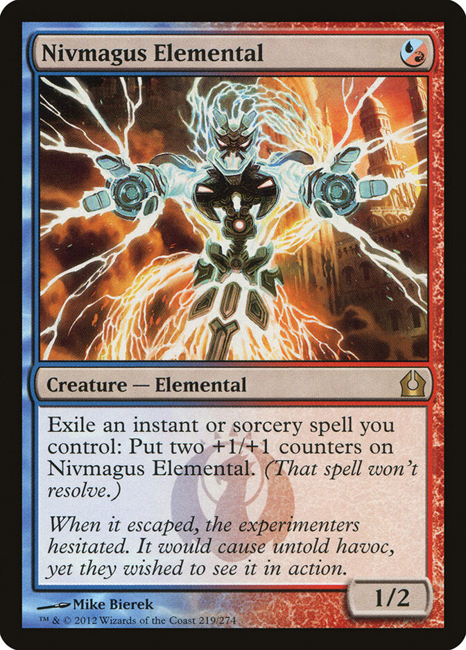 Nivmagus Elemental, Return To Ravnica Card Art