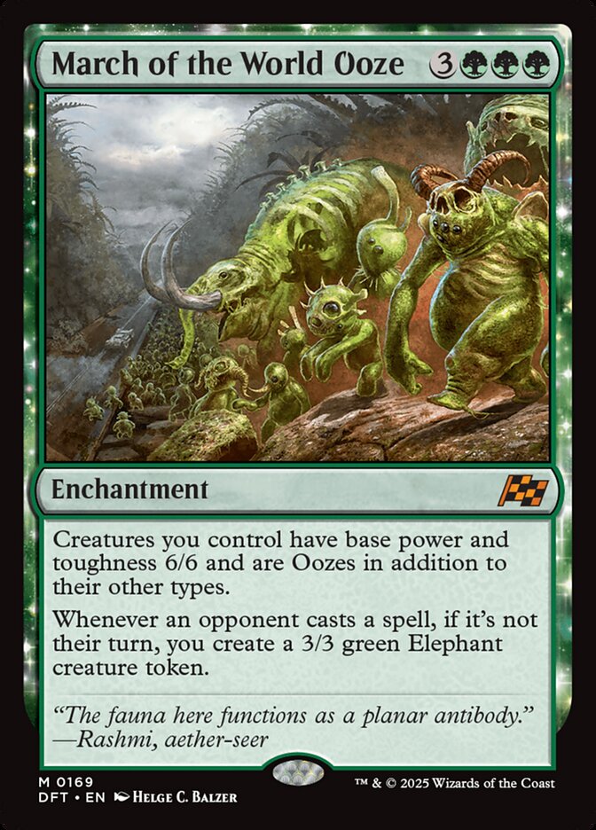 March of the World Ooze, Aetherdrift Card Art