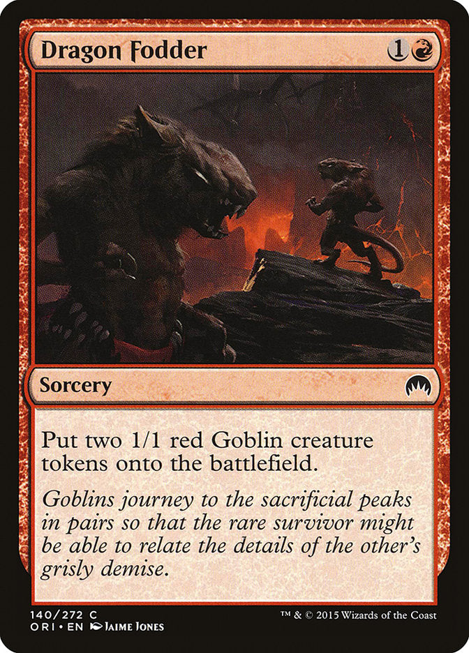 Dragon Fodder, Magic Origins Card Art