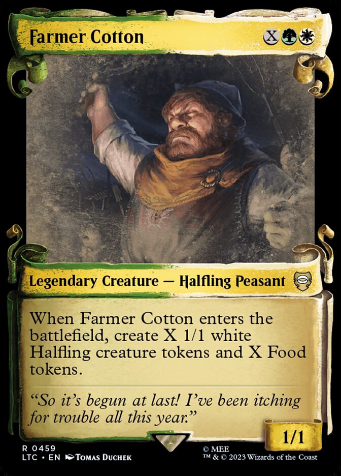 Farmer Cotton, Tales Of Middle-Earth Commander Card Art