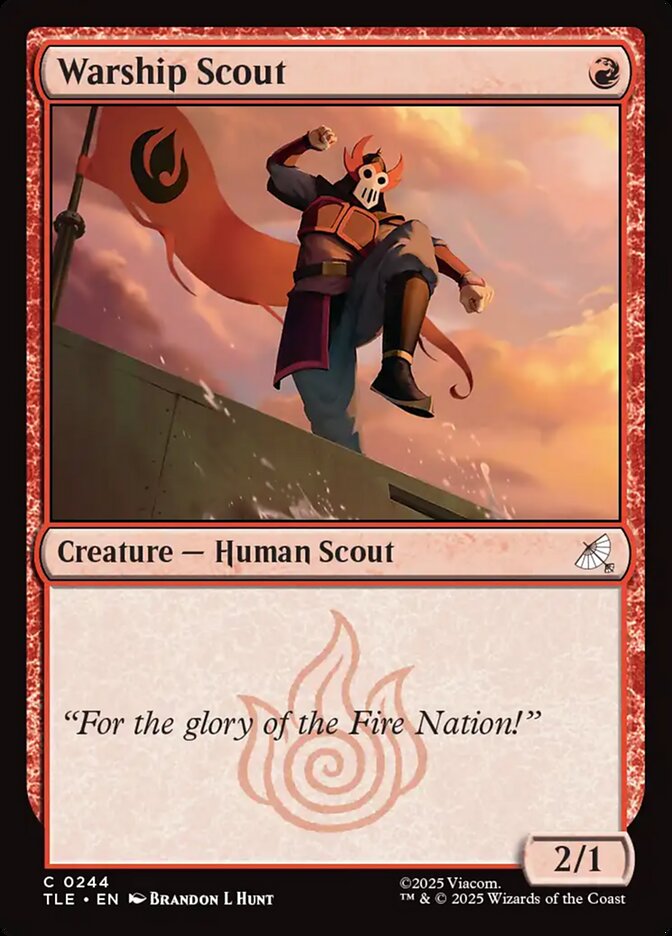 Warship Scout, Avatar: The Last Airbender Eternal Card Art