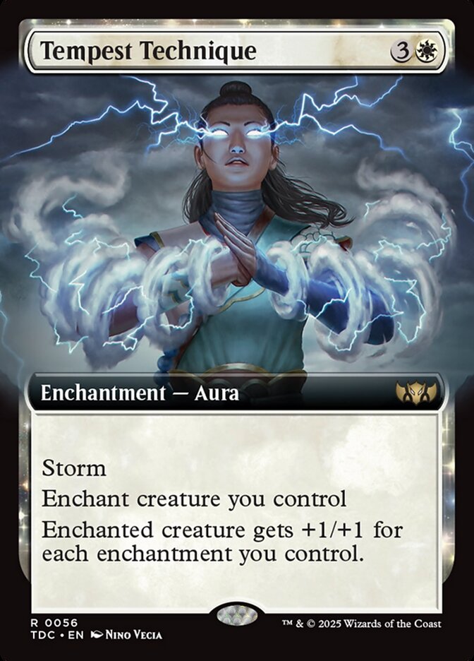 Tempest Technique, Tarkir: Dragonstorm Commander Card Art