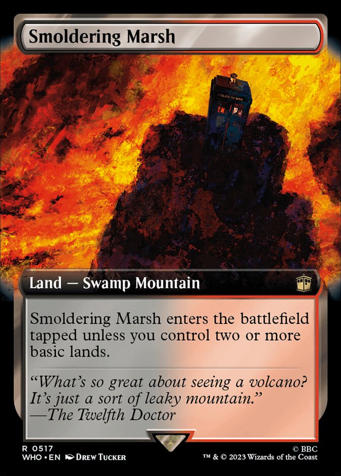 Smoldering Marsh, Doctor Who Card Art