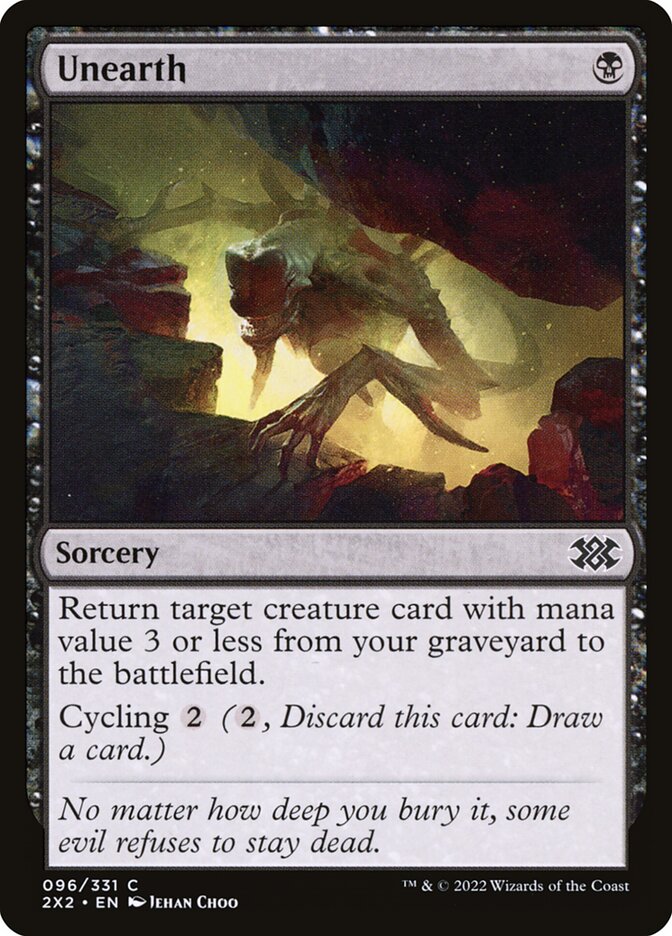 Unearth, Double Masters 2022 Card Art