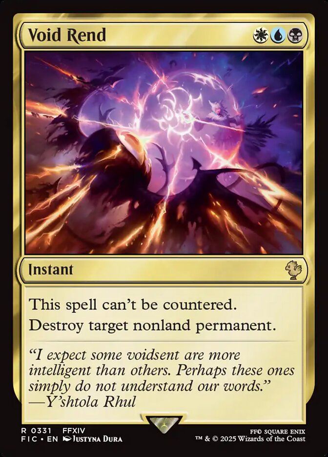 Void Rend, Final fantasy commander Card Art