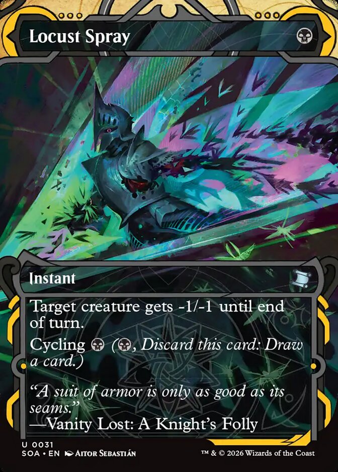 Locust Spray, Secrets Of Strixhaven Mystical Archive Card Art