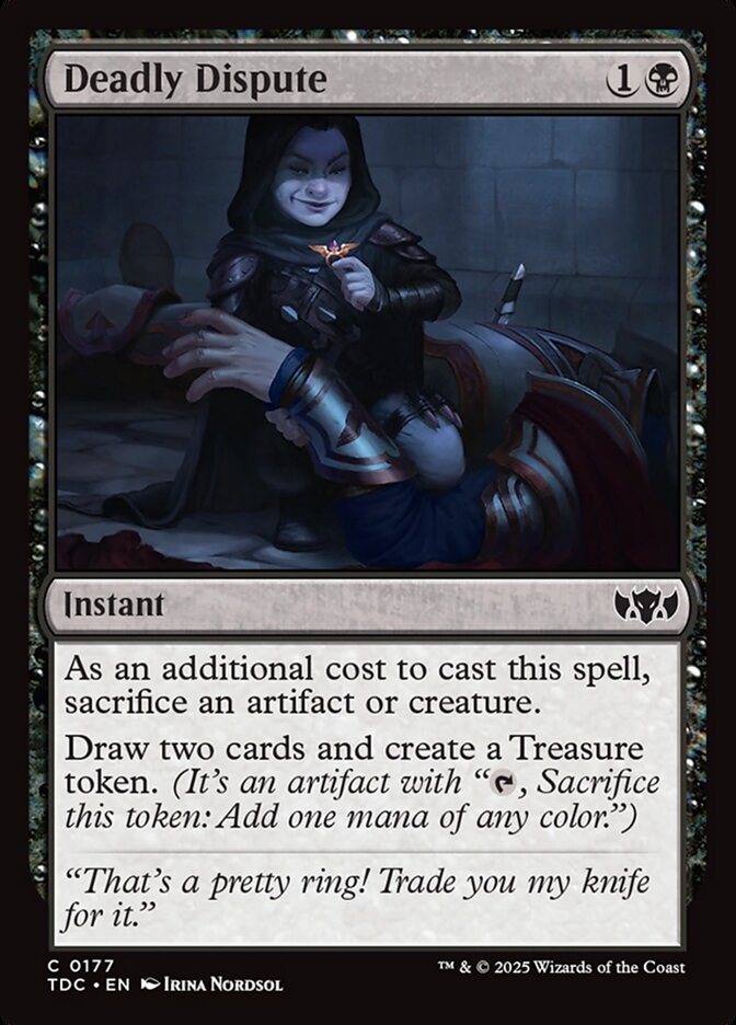 Deadly Dispute, Tarkir: Dragonstorm Commander Card Art