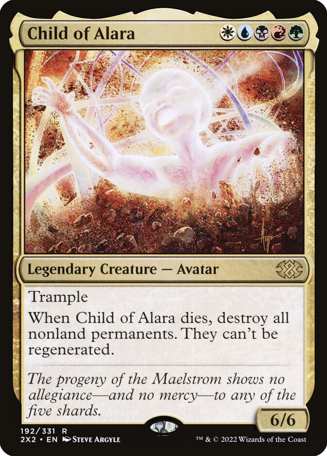 Child of Alara, Double masters 2022 Card Art