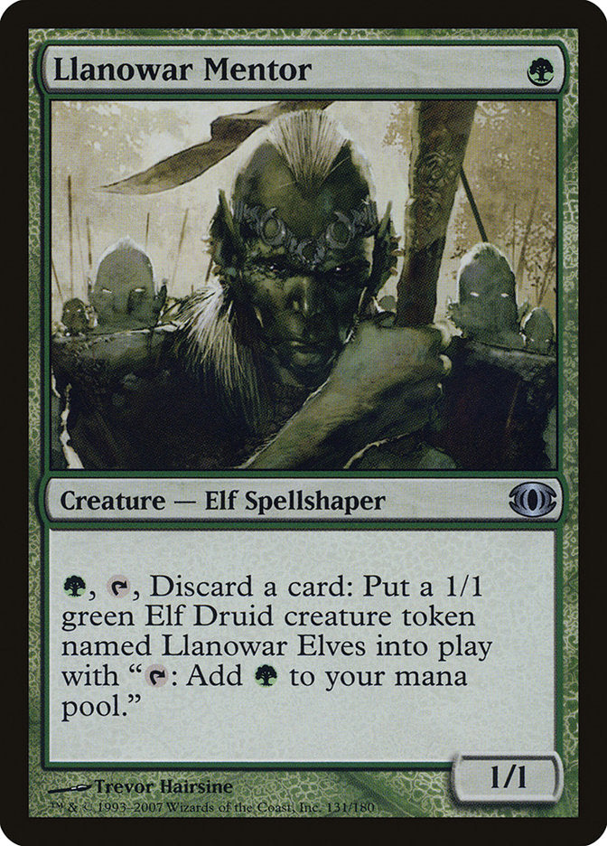 Llanowar Mentor, Future Sight Card Art