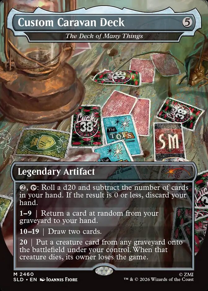 The Deck of Many Things, Secret Lair Drop Card Art
