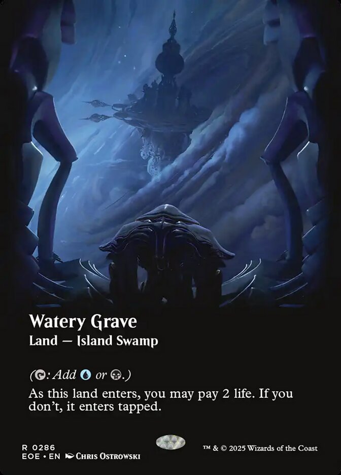 Watery Grave, Edge Of Eternities Card Art