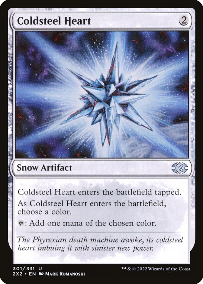 Coldsteel Heart, Double Masters 2022 Card Art