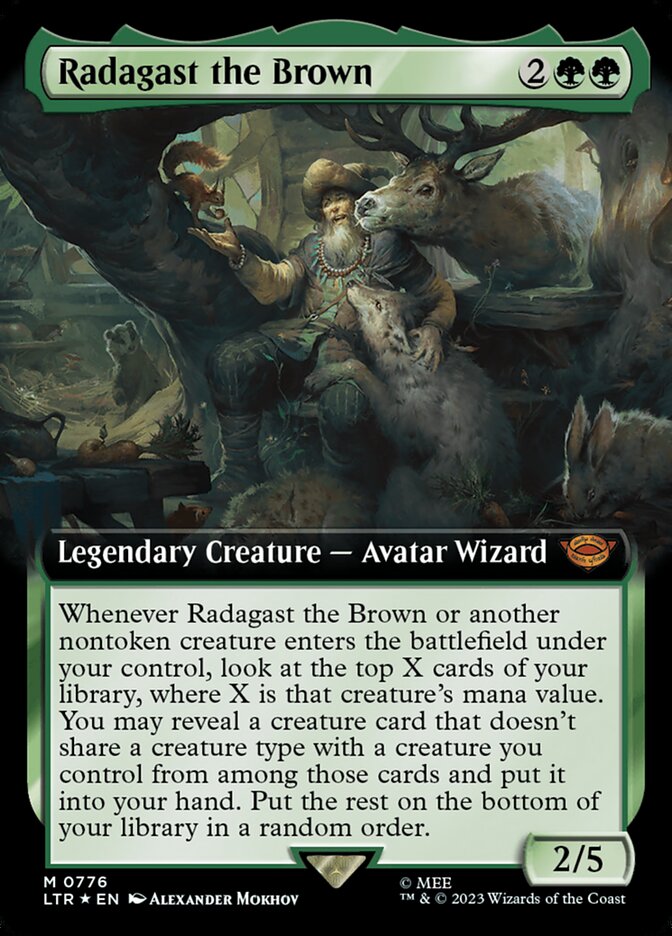 Radagast the Brown, The Lord Of The Rings: Tales Of Middle-Earth Card Art