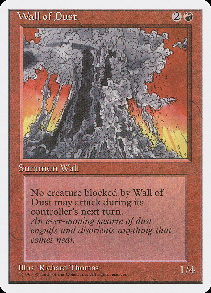 Wall of Dust, Fourth edition Card Art