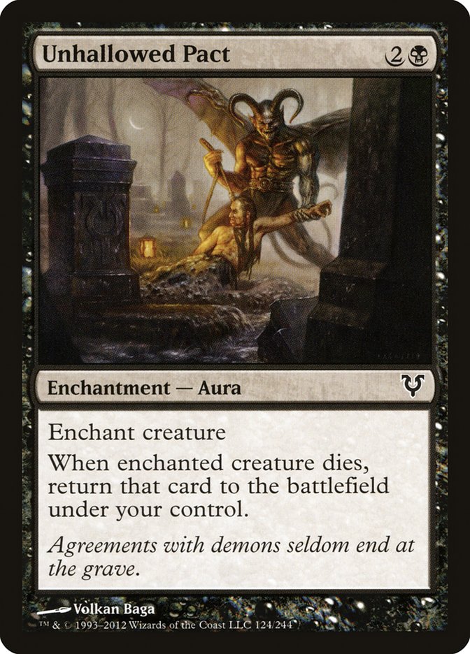 Unhallowed Pact, Avacyn Restored Card Art