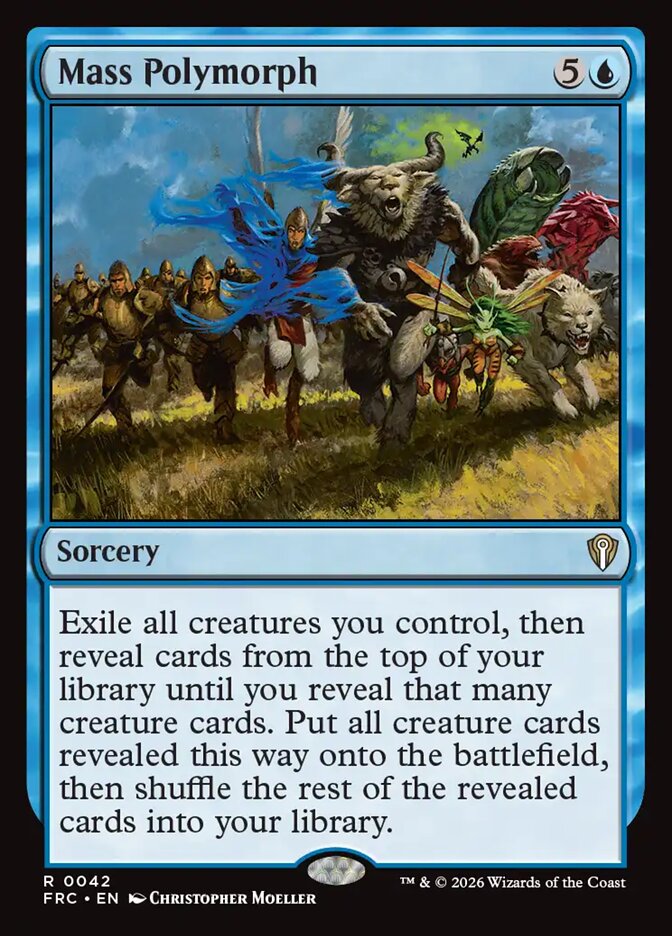 Mass Polymorph, Reality Fracture Commander Card Art