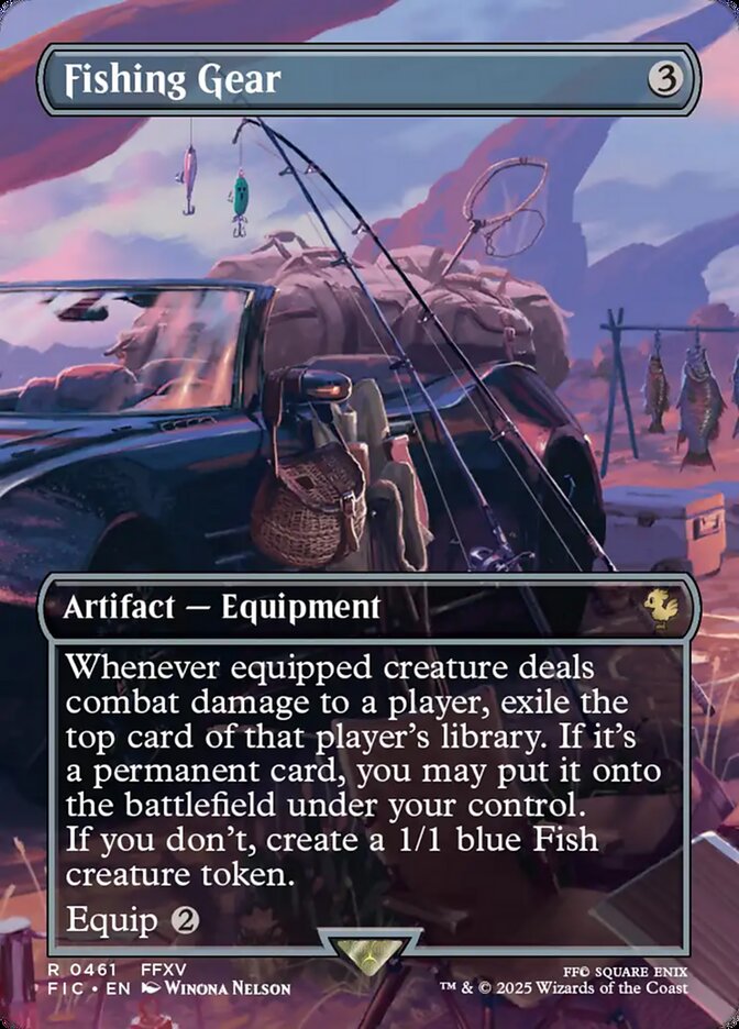 Fishing Gear, Final Fantasy Commander Card Art