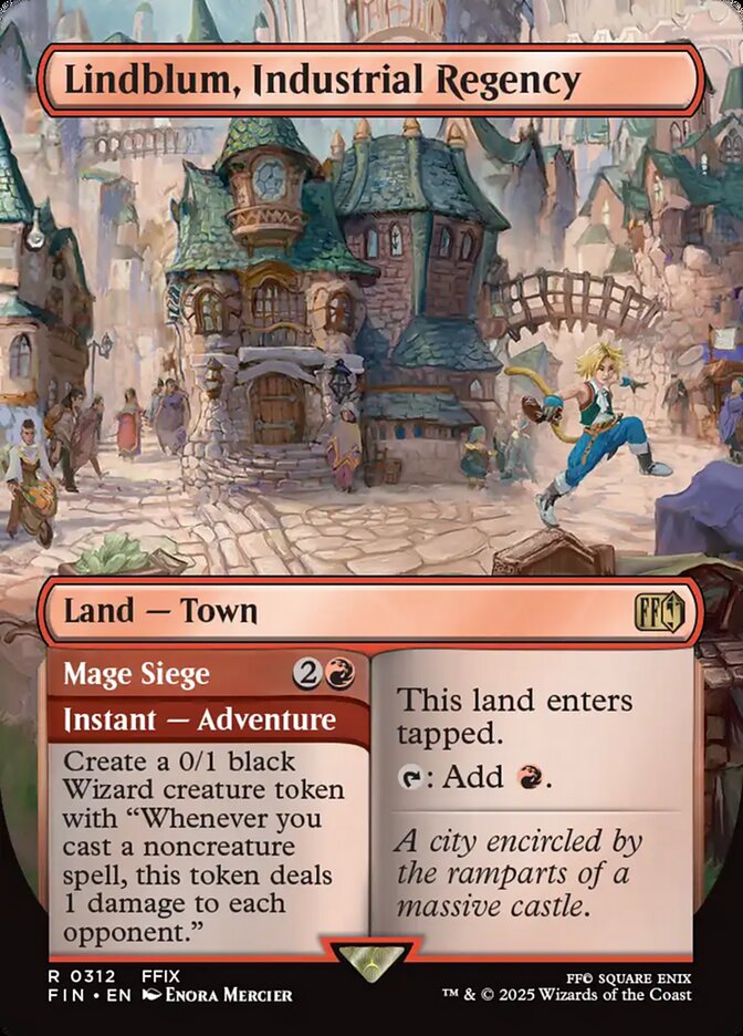 Lindblum, Industrial Regency // Mage Siege, Final Fantasy Card Art