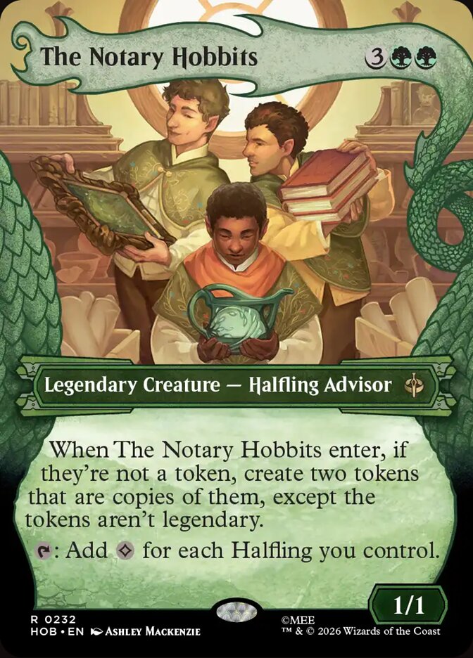 The Notary Hobbits, The Hobbit Card Art