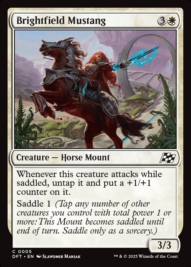 Brightfield Mustang, Aetherdrift Card Art