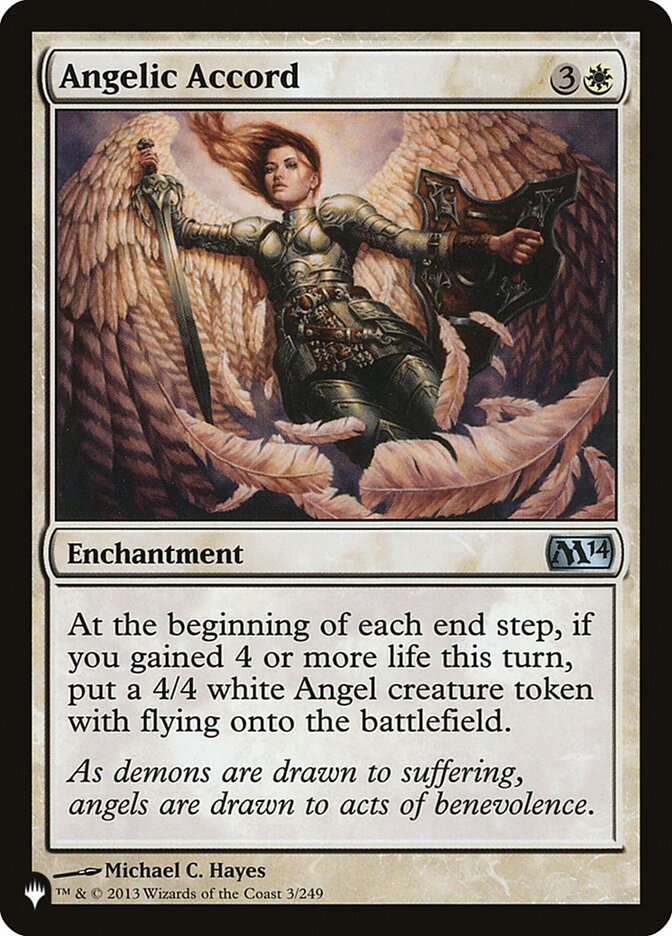 Angelic Accord, The List Card Art