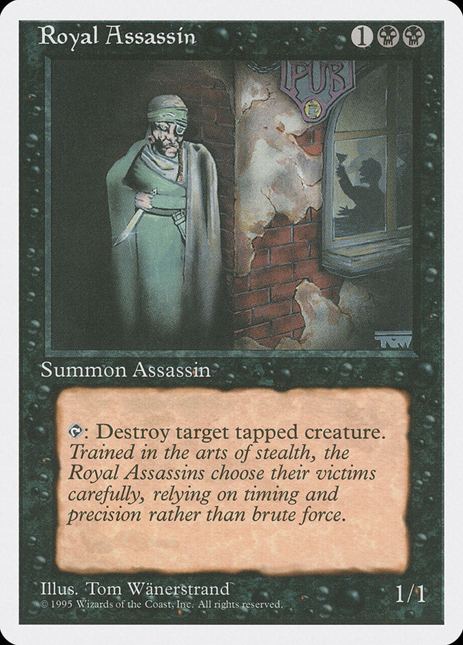 Royal Assassin, Fourth edition Card Art