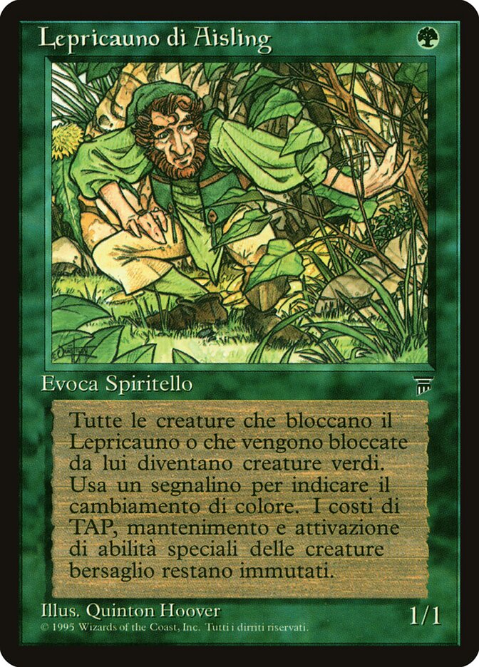 Aisling Leprechaun, Legends Card Art