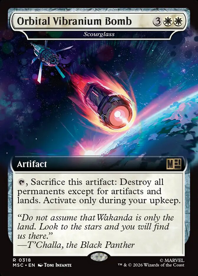 Scourglass, Marvel Super Heroes Commander Card Art