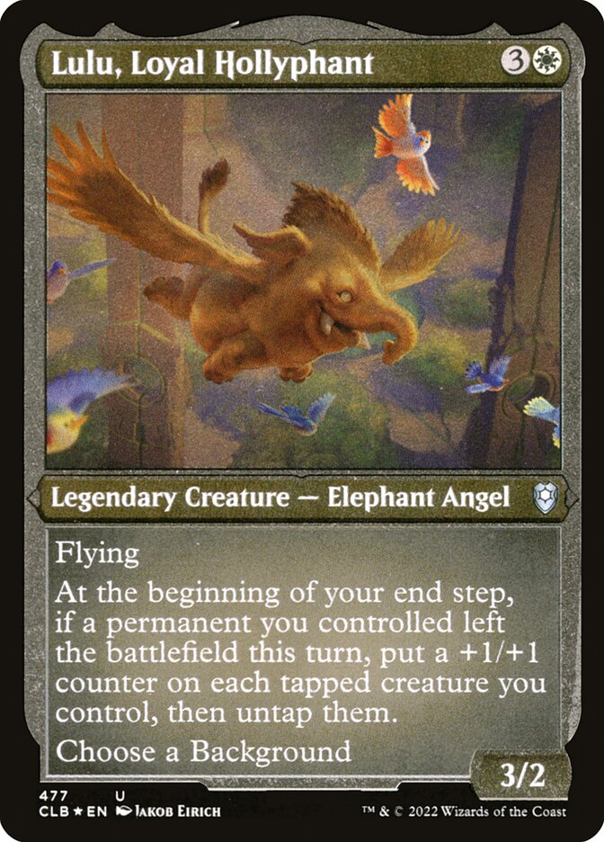 Lulu, Loyal Hollyphant - Etched Foil