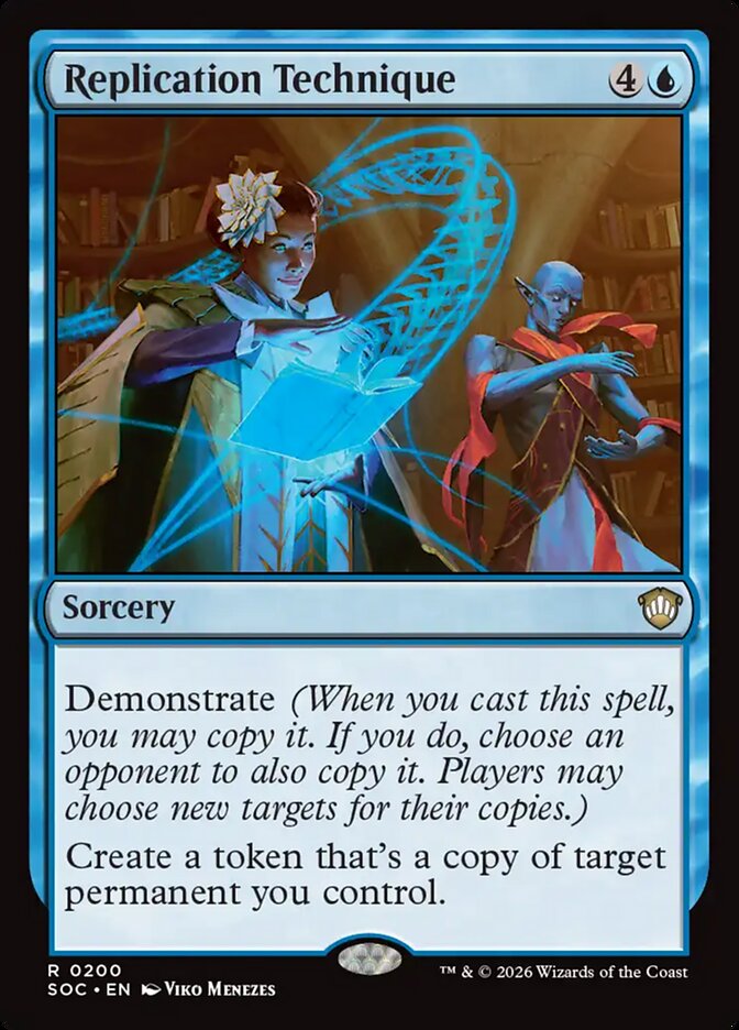 Replication Technique, Secrets Of Strixhaven Commander Card Art