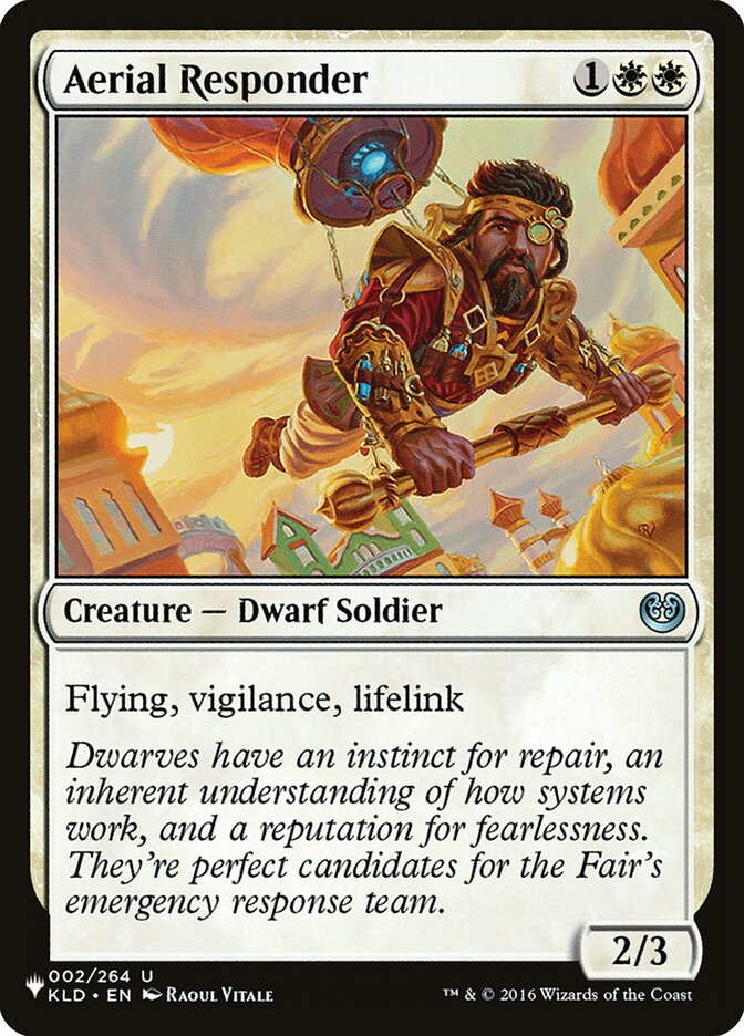 Aerial Responder, The List Card Art