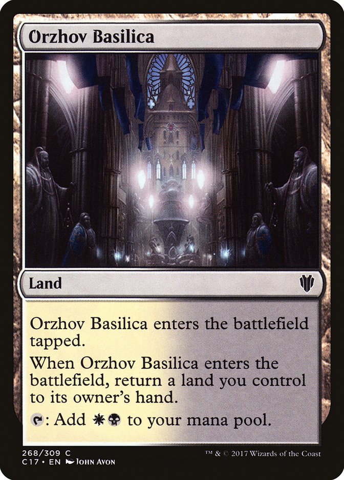 Orzhov Basilica, Commander 2017 Card Art