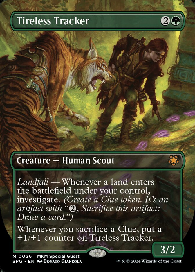 Tireless Tracker, Special guests Card Art