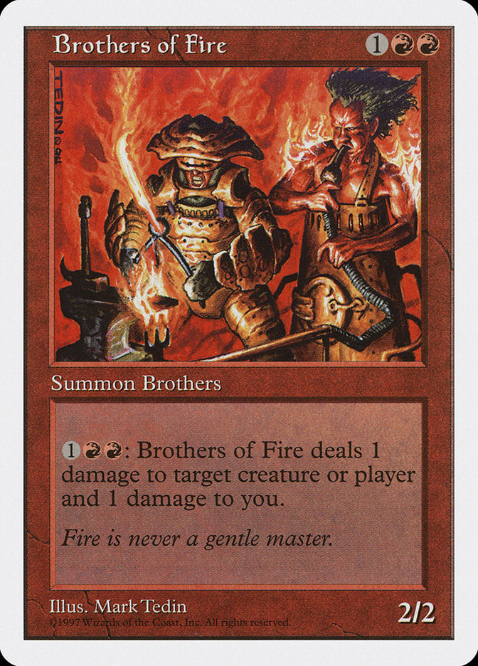 Brothers of Fire, Fifth edition Card Art
