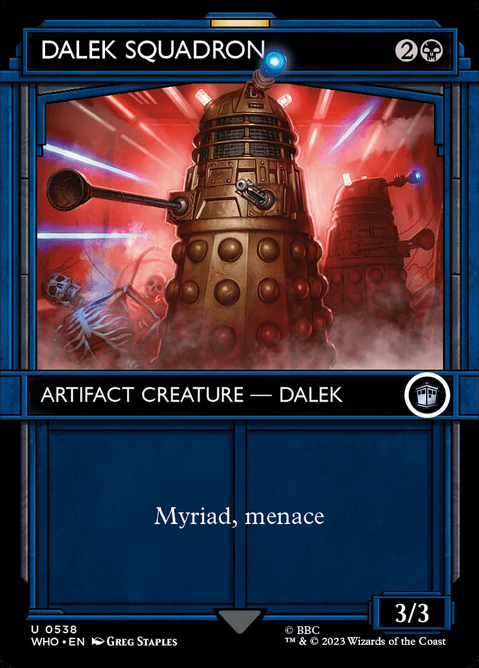 Dalek Squadron, Doctor Who Card Art