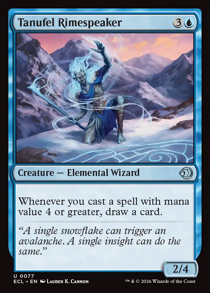 Tanufel Rimespeaker, Lorwyn Eclipsed Card Art