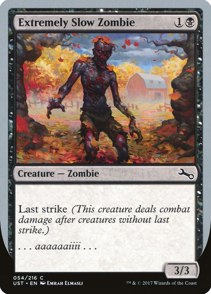 Extremely Slow Zombie, Unstable Card Art