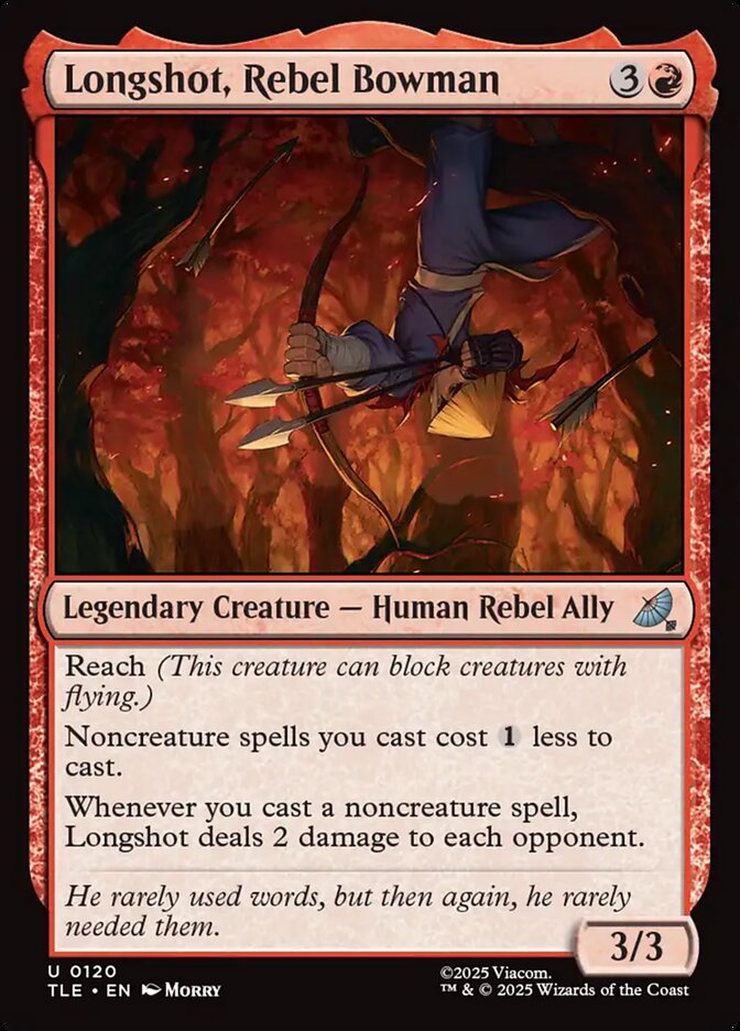 Longshot, Rebel Bowman, Avatar: The Last Airbender Eternal Card Art