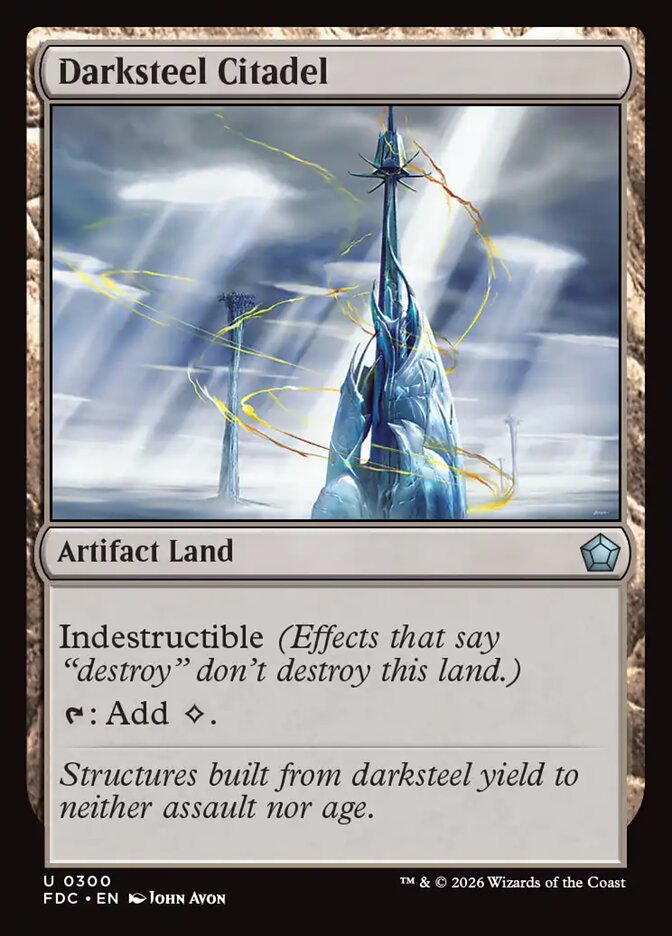 Darksteel Citadel, Foundations Commander Card Art
