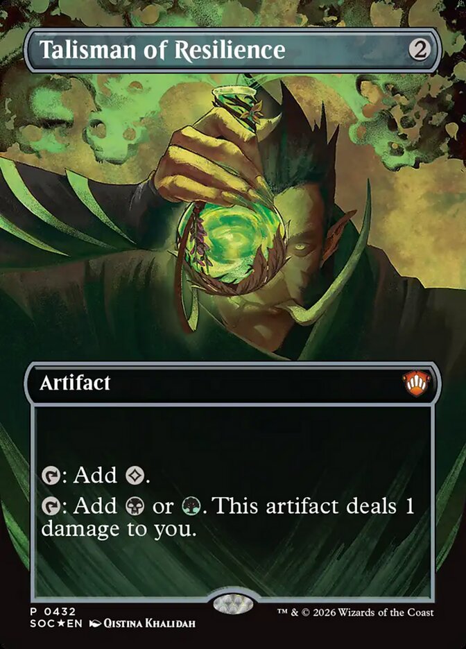 Talisman of Resilience, Secrets Of Strixhaven Commander Card Art